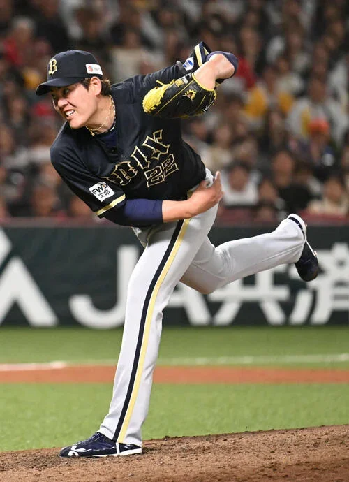 オリックス九里亜蓮(2026年4月18日撮影)
